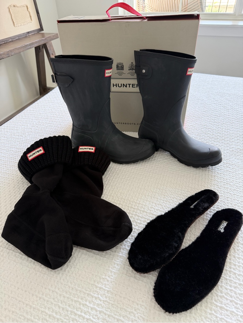 Hunter Rain Boots Short Size 9